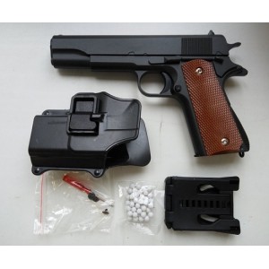 Страйкбольный пистолет G.13s COLT1911 Classic с кобурой (Galaxy), спринг, металл